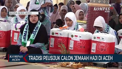 Tradisi Peusijuk Calon Jemaah Haji di Aceh