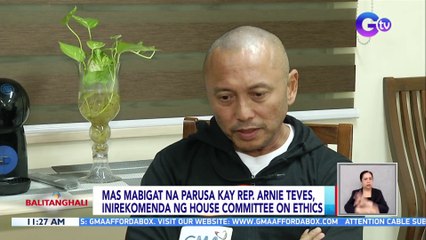 Mas mabigat na parusa kay Rep. Arnie Teves, inirekomenda ng House Committee on Ethics | BT