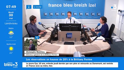 +20% de réservations à la Brittany Ferries, Christophe Mathieu, directeur général