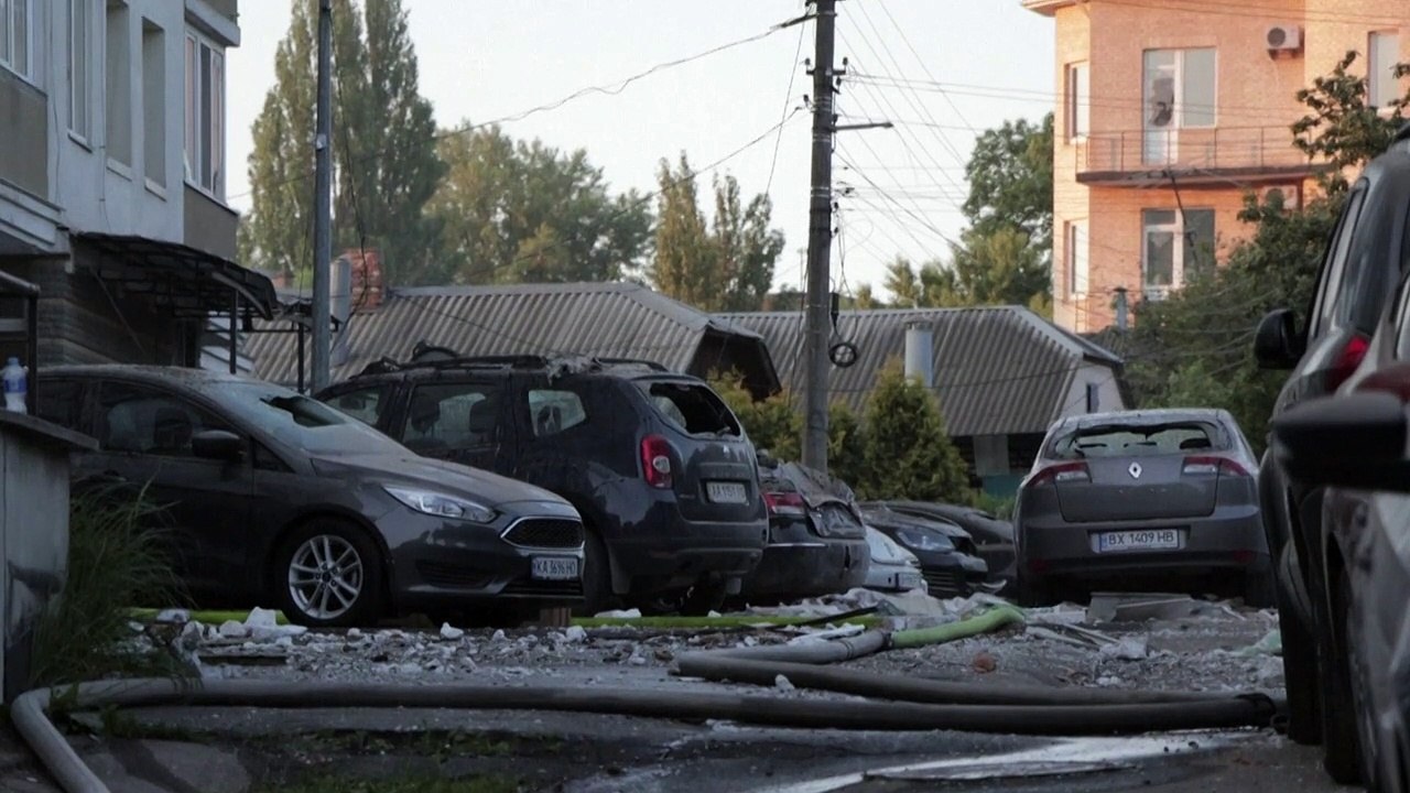 Massiver nächtlicher Drohnenangriff auf Kiew