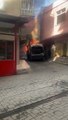 Diyarbakır’da terör yandaşları belediyenin çöp arabasını ateşe verdi