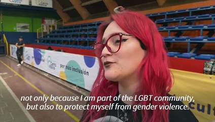 Thai boxing masters teach self-defense to Chile's LGBTQ community