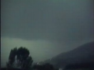 Orage sur Vevey le 05/07/93 - 1ere partie