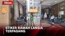 Sosialisasi Layanan Haji, Stiker Lindungi Lansia Terpampang di Hotel Jemaah Indonesia