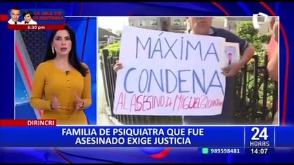 Psiquiatra asesinado en El Agustino: familia pide cadena perpetua para acusado del crimen