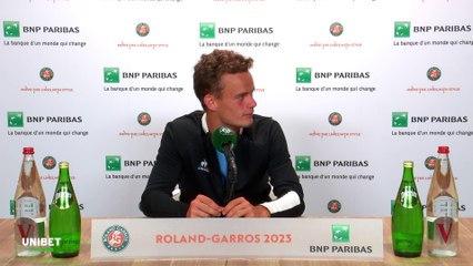 Roland-Garros 2023 - Luca Van Assche : "Je vise beaucoup plus loin"