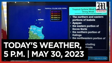 Today's Weather, 5 P.M. | May 30, 2023