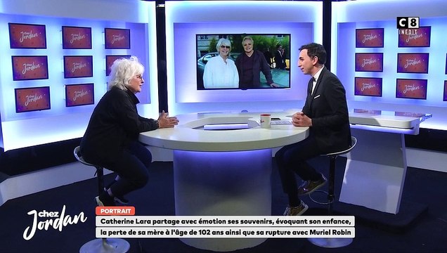 Catherine Lara évoque son ancienne relation avec Muriel Robin dans l'émission Chez Jordan, sur C8.