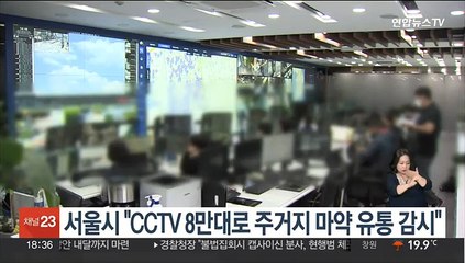 서울시 "CCTV 8만대로 주거지 마약 유통 감시"