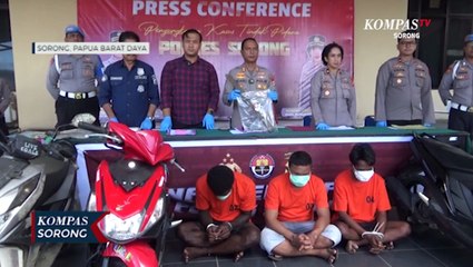 Polres Sorong Tangkap Tiga Pelaku Curanmor, Salah Satunya Residivis