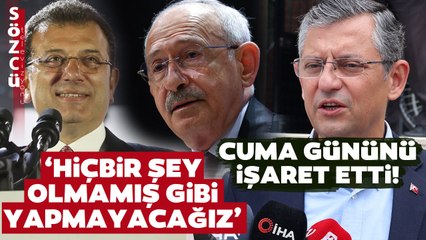 Özgür Özel Cuma Gününü İşaret Ederek Açıkladı! Kılıçdaroğlu'nun Kararı Ne Olacak?