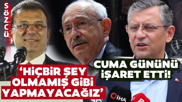 Özgür Özel Cuma Gününü İşaret Ederek Açıkladı! Kılıçdaroğlu'nun Kararı Ne Olacak?