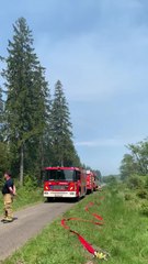 L'hélicoptère de la police fédérale en renfort contre l'incendie dans les Fagnes