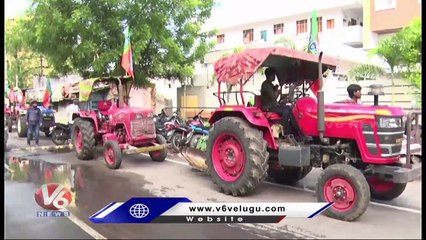 BJP Leader Payal Shankar Fires On CM KCR Govt Over Cement Factory Lands | Adilabad | V6 News