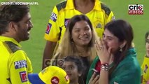 MS Dhoni heart winning gesture for crying Jadeja_s Wife Rivaba after CSK won IPL 2023 Final