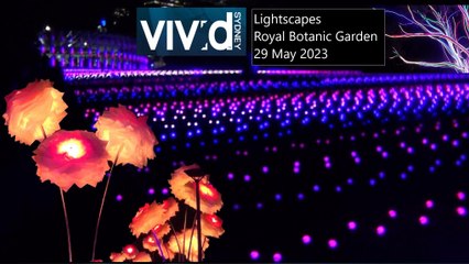 Vivid Sydney 2023 Lightscape@Royal Botanic Garden +Circular Quay, Part 3-5,Sydney, 29 May 23