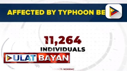 OCD, nakapagtala ng 11K na indibiduwal na napektuhan ng Bagyong #BettyPH