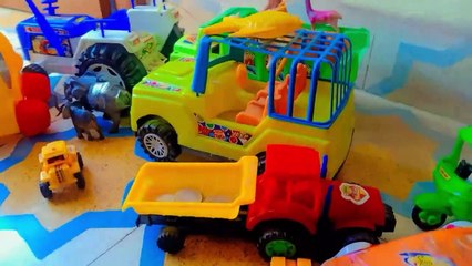 Gadi Wala Cartoon, Truck & Tractor Wala Video, Toys wala #toysvideo