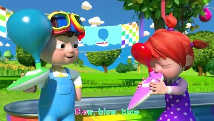 Balloon Boat Race - CoComelon Nursery Rhymes & Kids Songs