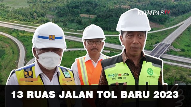Infografis 13 Ruas Jalan Tol Baru di Tahun 2023 yang Dibangun Era Presiden Jokowi