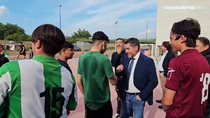 Reggio, inaugurato il nuovo campetto di quartiere a Modenelle di Arghillà