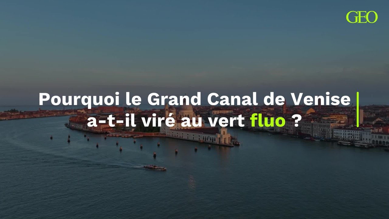 Venise : pourquoi le Grand Canal a-t-il viré au...