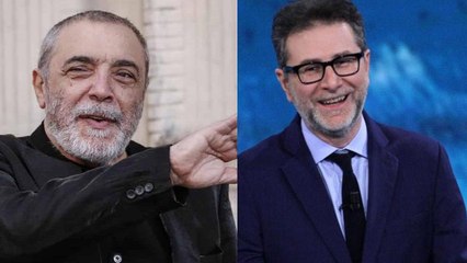 Fabio Fazio, la bordata di Frassica in diretta Dimmi quando si piange