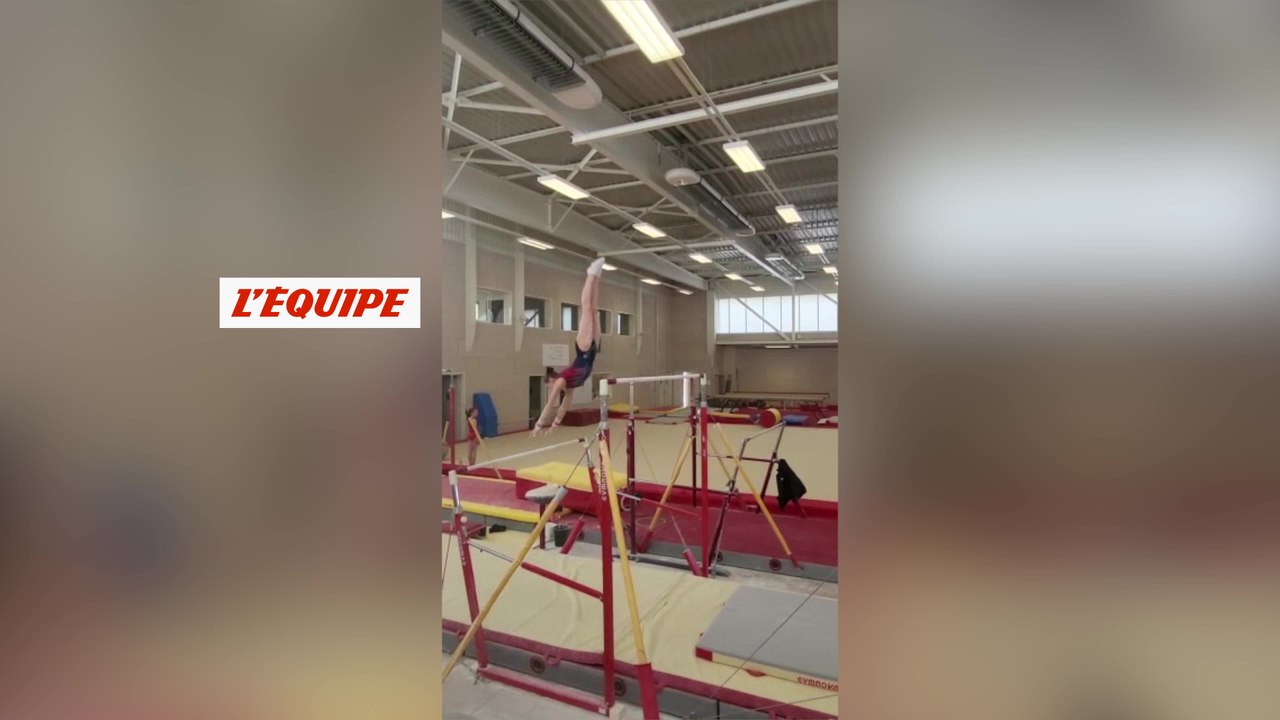 L'élément inédit de Kaylia Nemour - Gymnastique - barres asymétriques