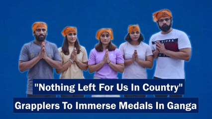 Protesting wrestlers to immerse their medals in Ganga, fast until death at India Gate| Brij Bhushan