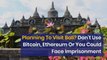Planning To Visit Bali? Don't Use Bitcoin, Ethereum Or You Could Face Imprisonment - $BTC $ETH