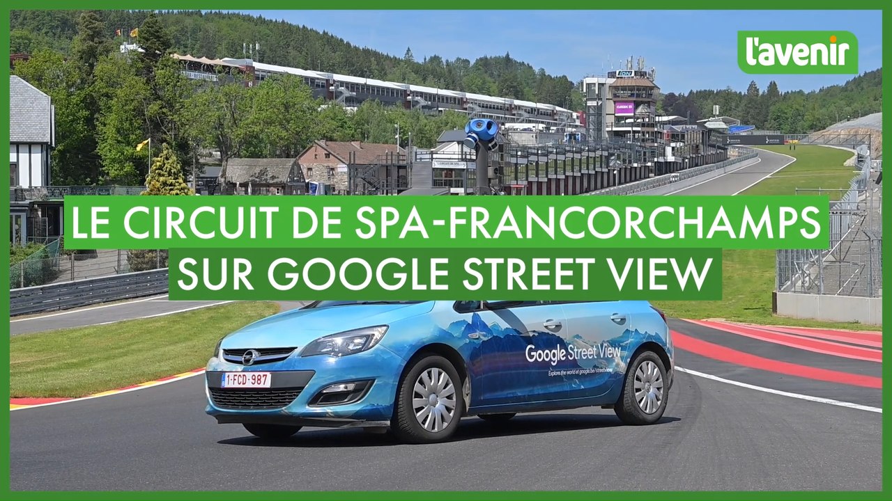 Le circuit de Spa-Francorchamps sur Google Street View