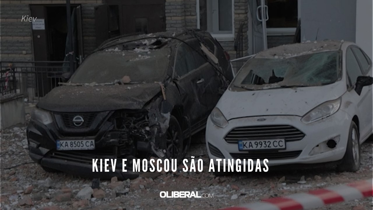 Kiev e Moscou são atingidas
