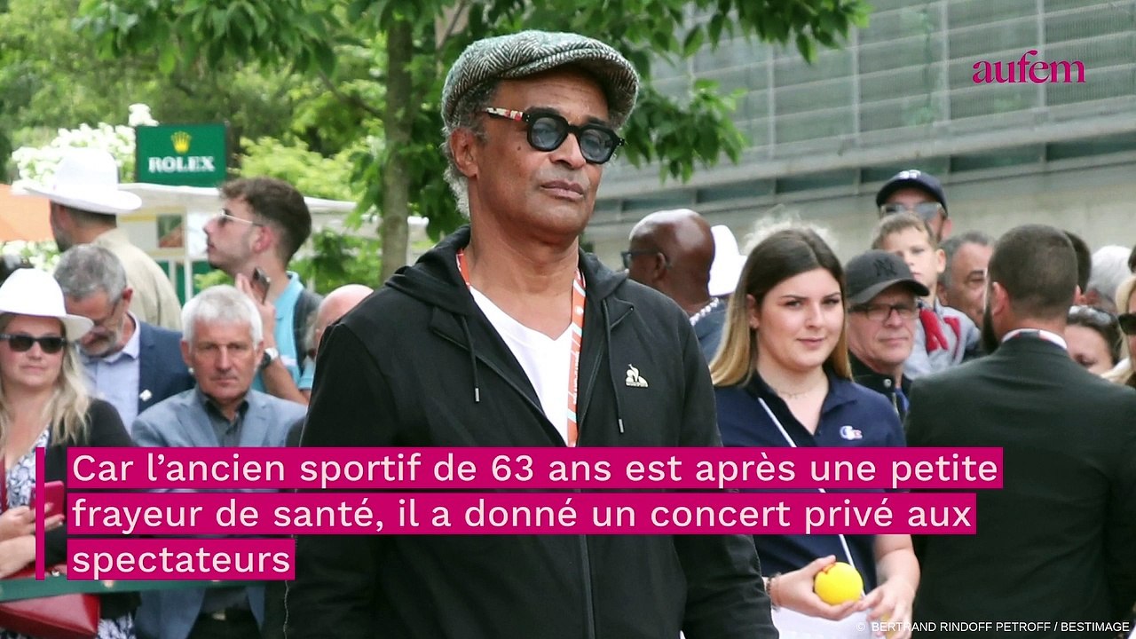 À Roland-Garros, Yannick Noah célèbre les 40 ans de sa victoire en présence de ses enfants