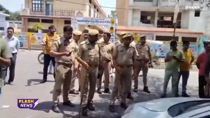 बिजनौरः पालिका और पुलिस टीम ने अवैध अतिक्रमण के खिलाफ चलाया अभियान, मचा हड़कंप