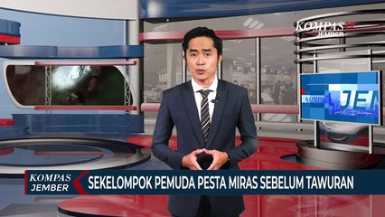 Sekelompok Pemuda di Jember Pesta Miras Sebelum Tawuran