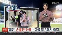 '캡틴' 손흥민 귀국…다음달 A매치 출격 준비