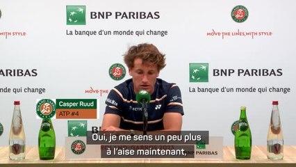 Roland-Garros - Ruud : "Les matches en cinq sets, ça m'apaise"
