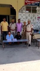 हथियार लेकर वारदात करने वाले दो लुटेरों को पकड़ा