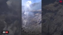 Así es como luce el cráter del Volcán Popocatépetl