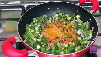 بھنڈی کی سبزی کا ایسا طریقہ کھانے والے انگلیوں کے ساتھ پلیٹ بھی چاٹ❤️New Style! Masala Bhindi Recipe