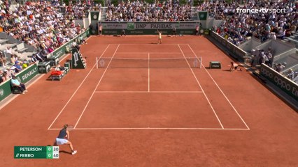 1er tour : le résumé le Rebecca Peterson - Fiona Ferro