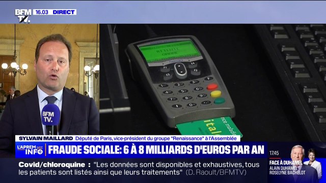 Lutte contre la fraude sociale: pour Sylvain Maillard (Renaissance), fusionner la carte vitale et la carte d'identité est une mesure intéressante