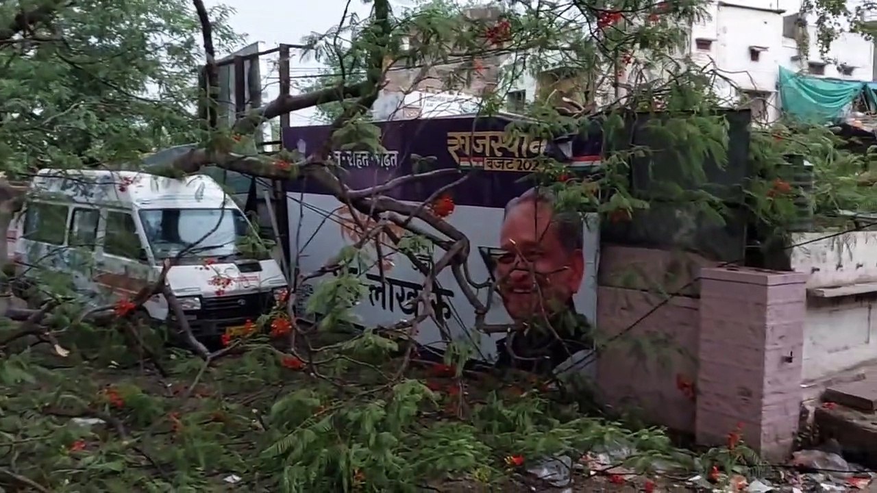 Two killed due to thunderstorm in Jhalawar dist...