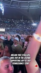 Megan Thee Stallion Getting Emotional Watching Beyoncé Renaissance Tour #beyonce