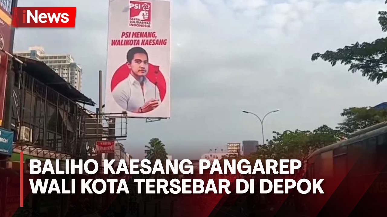 Baliho Kaesang Pangarep Wali Kota Tersebar di Depok, PSI Sebut Aspirasi Anak Muda