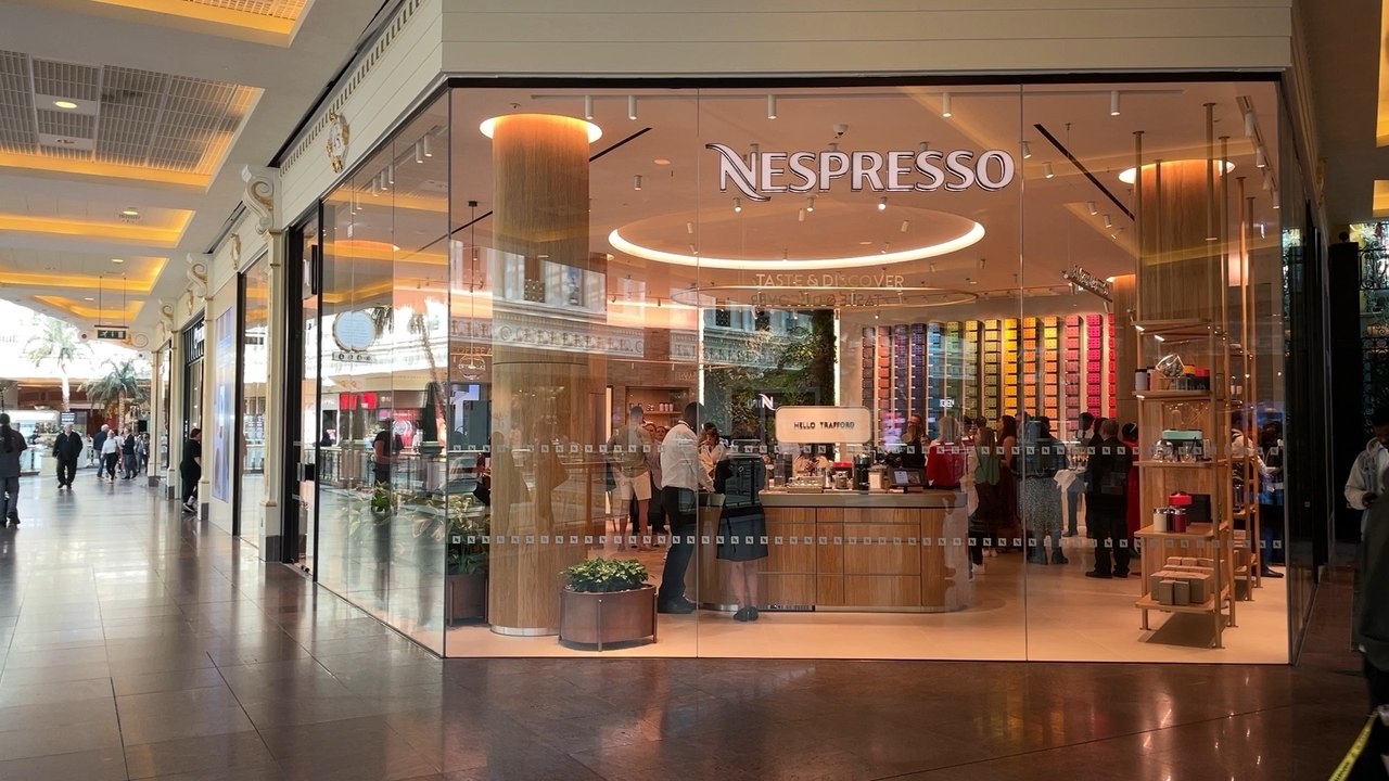 Nespresso trafford centre sales