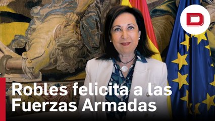 La ministra Robles felicita a las Fuerzas Armadas, «heroicas, entregadas, sacrificadas y preparadas»