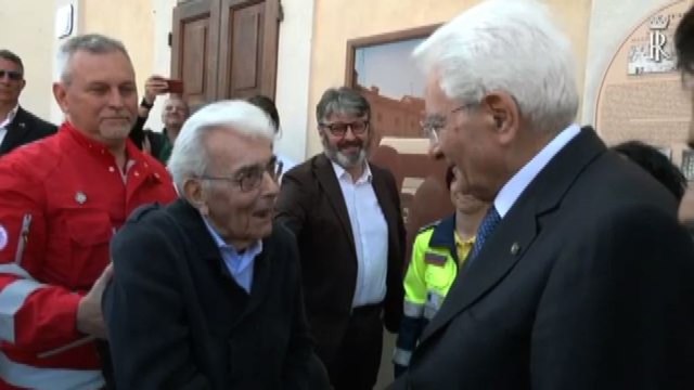 Mattarella a Lugo di Romagna ringrazia tutti i cittadini eroi