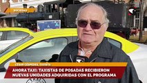 César Céspedes, taxista desde hace 20 años, expresó su felicidad y emoción por estrenar su 0km al cual pudo acceder mediante el programa provincial