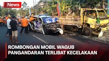 Iring-iringan Mobil Wagub Pangandaran Terlibat Kecelakaan Beruntun di Ciamis